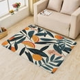 thumbnail image 1 of Orange Fruits Rug, Fruit Leaves Door Mat 2x3, Fruit Area Rug Soft Low Pile Floor Small Rugs Non-Slip for Bedroom Kitchen Entryway Carpet Xsu&-202, 1 of 7