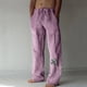 thumbnail image 1 of Pantalones largos de verano para hombre, de algodón y lino, con pierna ancha, estampados, con cordones, para deportes y vacaciones, 1 of 7
