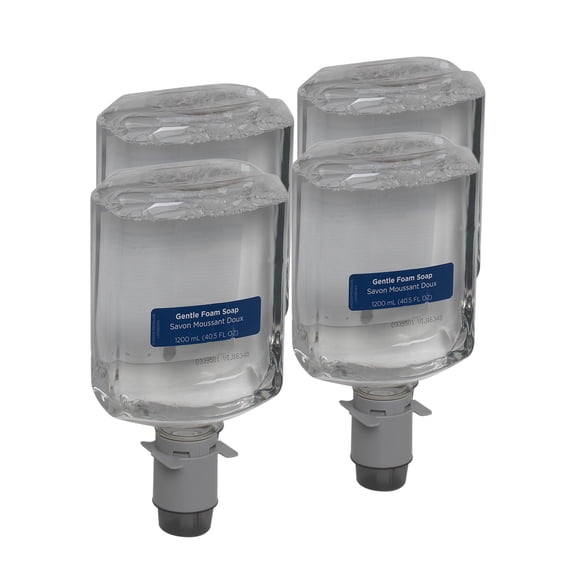 1200 mL Pacific Blue Ultra Foam Soap Manual Dispenser Refill - Fragrance-Free (4/Carton)