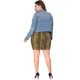 thumbnail image 5 of FalLápiz CintuElástiCon Estampado De Leopardo TalGrande PaMujer Marrón XL, 5 of 6