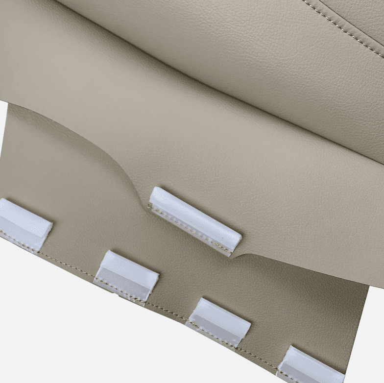 Seat Cover Front for 2007-2014 Ford Expedition Both Side Leather PERF Bottom Tan