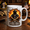 Black, variant on Firefighter Dad Mug Personalized Name Gift for Dad, Custom Fireman Coffee Cup