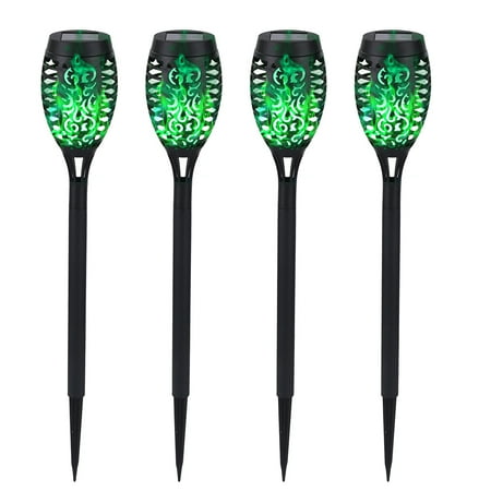 

12LED Solar Flame Light Flickering Waterproof Garden Landscape Lamp (4Pcs)