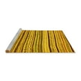 thumbnail image 2 of Ahgly Company Machine Washable Indoor Rectangle Abstract Yellow Modern Area Rugs, 4' x 6', 2 of 4