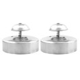 thumbnail image 1 of 2 unids Sándwich de acero inoxidable Silenciadores de cortador de pan Moldes de prensa Herramientas de cocina (plata), 1 of 6