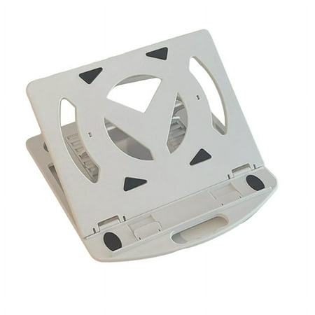 Laptop Stand 360 Rotation Portable Ergonomic Angled Laptop Plastic Stand Adjustable Height Laptop Holder Laptop Stand 1 x Laptop Stand 360 Rotation White