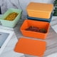thumbnail image 3 of Lonchera Portátil Lonchera Ecológica Lonchera Caja de Almacenamiento para Picnic Caja de Frutas Lonchera con Compartimentos para Niños y Adultos, 3 of 9