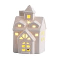 thumbnail image 2 of LED Ceramic House Ornament Set A - Glowing Ceramic House Figurines Bright Tabletop Village Decor, Scene Props for Party Celebrations, Perfect for Home Christmas & Holiday Decor, 1pc, 2 of 8