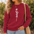 thumbnail image 3 of Jollimate Jesus Sweatshirt for Women, Christian Graphic Crewneck, Religious Shirt Gift for Her, 3 of 6