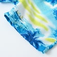thumbnail image 6 of WOLLED Toddler Baby Boys Summer Shorts Set Kids 2 PCS Floral Hawaiian Outfits Button down Shirt Tops Bermuda Shorts Beach Vacation Leisure Suit for 2-12 Years Old, 6 of 10