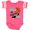 Football Pink and White, variant on Inktastic Little Sister and Biggest Fan Basketball Player Girls Baby Bodysuit