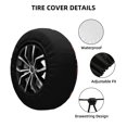 thumbnail image 2 of Goofa Turkey And Thanksgiving Pattern Universal Tire Cover for Jeep, SUV, Truck, and Trailer – Waterproof, UV-Resistant,Easy to Install, Fits 14"-17" Tires-15 inch, 2 of 6