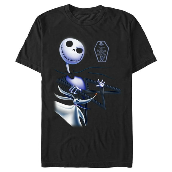 Men's The Nightmare Before Christmas 30th Anniversary Jack and Zero Graphic T-Shirt