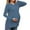 j-Blue134, variant on Maternity Blouses Casual Solid Color Long Sleeve Crew Neck Tops Pregnant Women Tiered Basic Texture Blouses Warm Comfortable Soft Breathable Clothing,Blue,L
