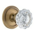 thumbnail image 2 of Grandeur Cirver_Psg_234 Circulaire Solid Brass Rose Passage Door Knob Set - Brass, 2 of 6