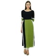 thumbnail image 2 of Bimba Women Straight Pannel Kurti 3/4Th Sleeve Solid Kurta Indian Tunic Clothing, 2 of 4