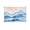 Lake Blue, variant on Teal Blue Coastal Beach Sun Shade Sail 6.5'x10' Rectangle Outdoor Shade Canopy, Modern Oil Painting Nautical Porch Shades Outdoor Sun Blocking Screen, Sunshade Cloth Covers for Patio/Deck/Garden