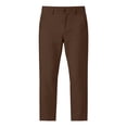 thumbnail image 4 of Akiihool Loose Cargo Pants for Men Men's Relaxed Fit Twill Pants Flat Front Pants Coffee,33, 4 of 6