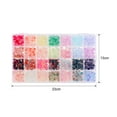 thumbnail image 3 of 8mm Glass Beads for Jewelry Making Beginners Trendy Decorative Jewelry Beads Gradient Color, 3 of 7
