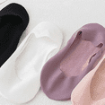 thumbnail image 3 of Chaussettes Fines en nylon de Coton Doublées de Chaussettes Cachées à Fond Plat, 3 of 5
