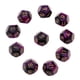 thumbnail image 1 of D12 Dados poliédricos multilaterales piezas para dados de juegos de dragones , Púrpura + negro, 18mm Morado + Negro Hugo Juego de dados TRPG Dice, 1 of 10