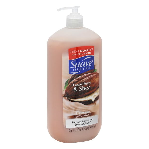 Suave Creamy Cocoa Butter & Shea Body Wash 32 oz
