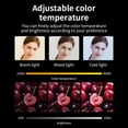 thumbnail image 3 of Photography Lamp,Lamp Led Fill 2500k-9000k Mobile Dslr Camera Built-in Lamp Video Dslr Tablet Clip With Screen Clip Dimmable Video Clip Cold Adapter Built-in Battery Dslr Camera Video Dslr Video Fill, 3 of 6