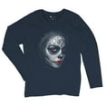 thumbnail image 5 of Sugar Skull Portrait Women's Long Sleeve T-shirt Gothic Beauty Red Lips Day of the Dead Dia de Los Muertos Mexican Calavera, 5 of 7