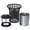 Black, variant on Vakiorn Commercial Outdoor Trash Can 60L Heavy Duty Steel Mesh Garbage Bin with Metal Liner Round Waste Receptacle for Parks, Streets Public Spaces Blue