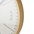 thumbnail image 4 of DecMode 20" Gold Glass Wall Clock with White Face, 4 of 13
