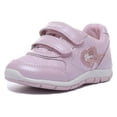 thumbnail image 6 of Geox B Shaax Kid's 2 Strap Hook And Loop Flexible Sneakers In Pink Size 7, 6 of 6