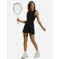 thumbnail image 3 of FITOP Womens Tennis Dress Sleeveless Wrap Skirt Athletic Dress with Built in Shorts Golf Dress Workout Rompers, 3 of 9