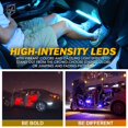 thumbnail image 2 of Xprite 4PC Celestial Series Interior RGB LED Car Light Set with Remote Control - Powered by USB, 2 of 7