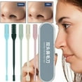 thumbnail image 4 of Mini Nose Hair Razor, Precise Trimming, Mint Green/Dark Green/Cream Yellow/Sky Blue/Blossom Pink, Washable and Portable, 4 of 8