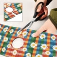 thumbnail image 6 of Yayeee Faucet Mat for Kitchen Sink 30" Diatomite Long Splash Guard Pad, Green Checkered Daisy, 2 Pack, 6 of 7