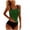 *1-Army Green, variant on Women's 2 Piece Padded Tankini Set,Ladies No Steel Bathing Suit,Drawstring Swimsuit For Women,Rose Gold,Size M