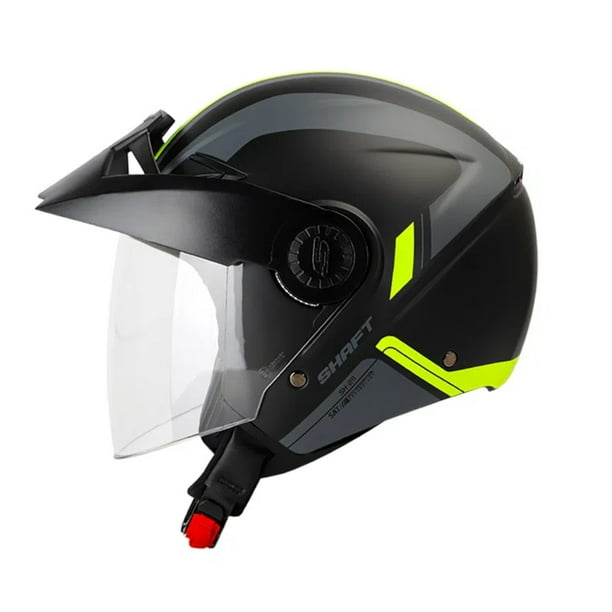 Casco Abierto Moto ABS Shaft Closed M Color Negro/Amarillo ECE