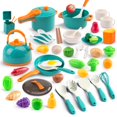 thumbnail image 1 of Set de cocina Pretend Play Bruvoalon, 56 piezas, utensilios de cocina y frutas, 1 of 9