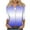 Blue#2, variant on Utoimkio Women's 3/4 Sleeve Tops Casual Button Down Shirts for Women Loose Fit Casual Tie Dye Print Blouses for Women
