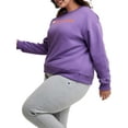 thumbnail image 3 of Champion Women's Plus Size Powerblend Graphic Crewneck Sweatshirt, 3 of 6