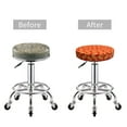 thumbnail image 5 of Hirioo A Big Hot Dog for Round Bar Stool Seat Covers Washable Stool Cushion Slipcover Elastic Bar Chair Covers for 12-14 Inch Chair-13 inch, 5 of 7