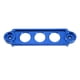 thumbnail image 4 of Soporte universal de barra de sujeción para batería de aleación de aluminio de 14 cm, 3 orificios (azul), 4 of 9
