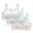 Blue, variant on 3 Pack Girls Soft Cotton Training Bras 8-16 Years Seamless First Bra for Teen Girls U Neck No Underwire Sports Bras Longline Crop Tank Tops