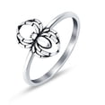 thumbnail image 3 of Spider Oxidized Band Solid 925 Sterling Silver Thumb Ring Size 9, 3 of 5