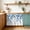 Blue, variant on Small Cabinet Curtain 10''W x 11''L, Blue Eucalyptus Under Sink Cover Drapes, Watercolor Spring Weeping Botanical Self Adhesive Cabinet Skirt for Kitchen/Bathroom Vanity/Laundry Room/Open Shelf