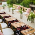 thumbnail image 3 of Red Black Cloth Napkins, Abstract Modern Geometric White Grey Circle Washable and Reusable Dinner Napkins Set of 4, Table Napkin for Kitchen Party Birthday Wedding Hotel Housewarming 20"x20", 3 of 8