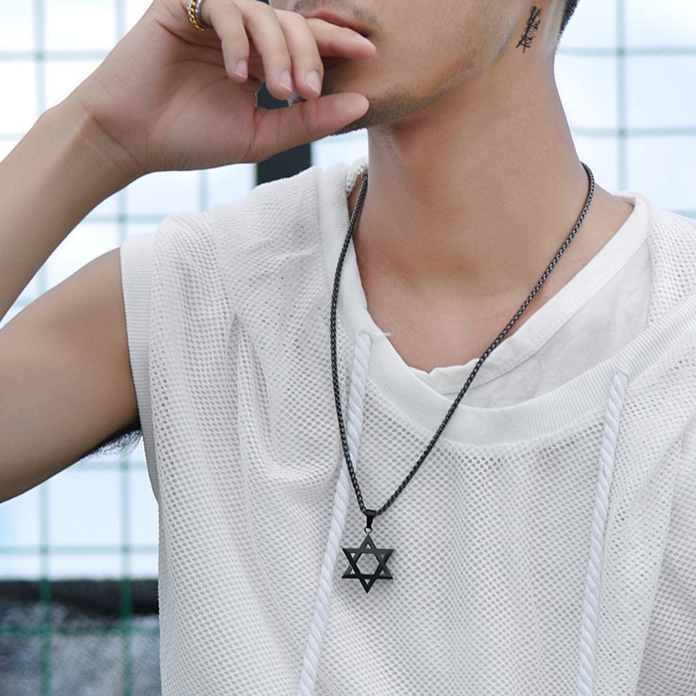 Jicidcha Magen David Star Necklace 