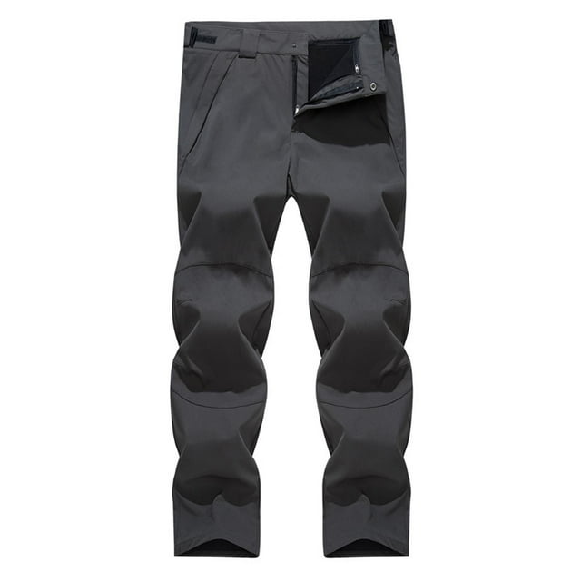 RKSTN Pantalon pour Hommes Pantalon d'Automne Ensemble 2 Pcs Pantalon de Ski Détachable Plus Pantalon Pantalon de Randonnée Extérieur Pantalon Pleine Longueur Pantalon Ample Pantalon à Jambe Droite