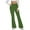 Green, variant on Feancey Yoga Pants with Pockets for Women Milk Silk Soft Flare Leggings Solid Slim Fit High Waist Bootcut Pants Workout Casual Bell Bottom Pants Holiday Clearance Sale Brown S