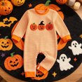 thumbnail image 2 of CAUYDY Clothes for Baby Boys Newborn Sleepers Preemie Long Sleeve Romper Fall Winter Infant Boy Comfy Pajamas Toddler Bodysuit 3 6 9 Months 1T 2T Orange for Sizes 0-3 Months, 2 of 7